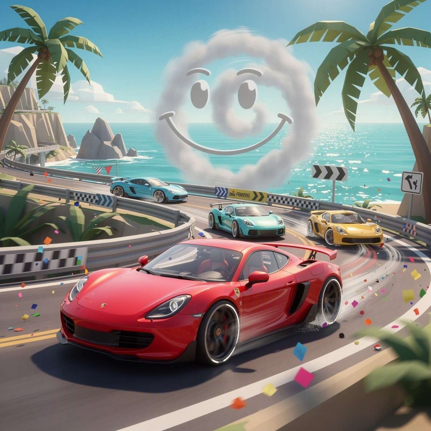 Turbo Drift Rush game artwork