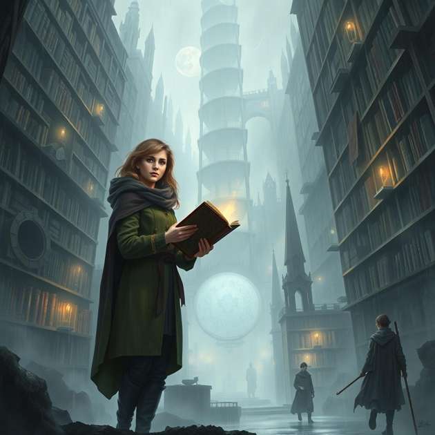 Rainwright: City of Tomes - Jabali AI Poster
