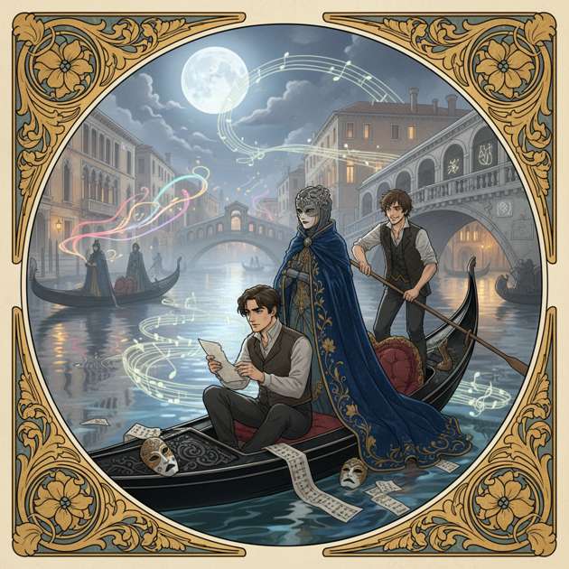 The Gondola's Secret Aria - Jabali AI Poster