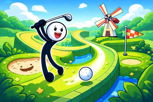 Stickman Swing Golf - Jabali AI Poster