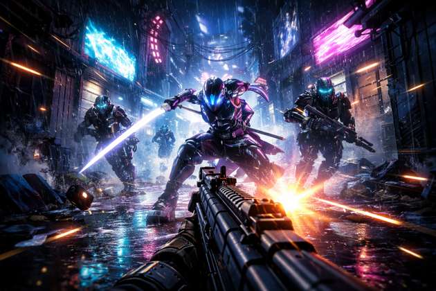 Neon Recoil - Jabali AI Poster