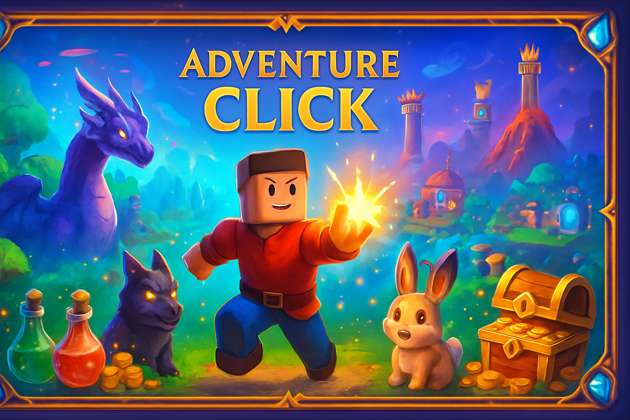 Clicker Islands Adventure - Jabali AI Poster