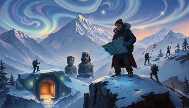 Guardians of the Himalayan Rift - Jabali AI Poster