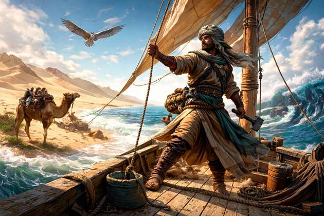 Sindbad Endless Dunes - Jabali AI Poster