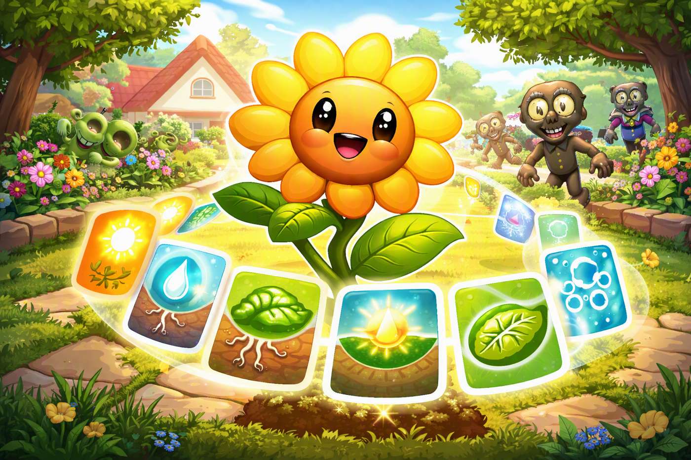 Sunflower Photosynthesis Defense game artwork