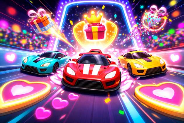 Heart Rush Raceway - Jabali AI Poster