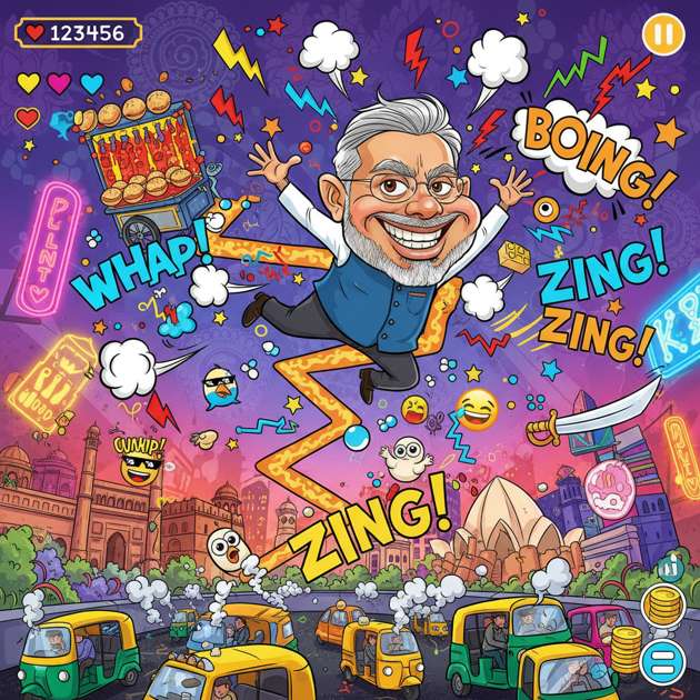 Mitron Mode: Meme Dash - Jabali AI Poster