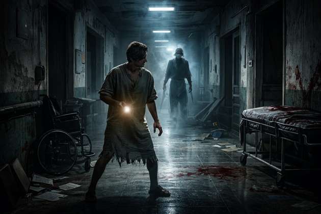 Midnight at Blackward Hospital - Jabali AI Poster