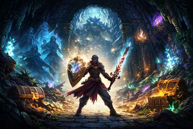 Dungeon Ascend - Jabali AI Poster