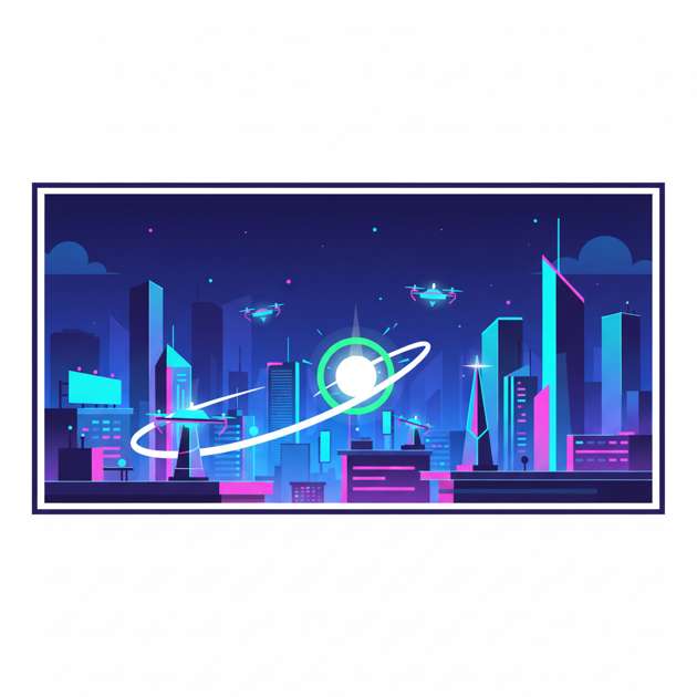 Neon Pulse - Jabali AI Poster