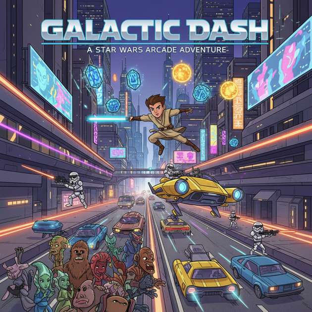 Jedi Street Dash - Jabali AI Poster