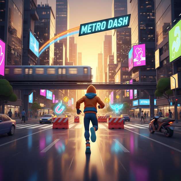Metro Dash - Jabali AI Poster