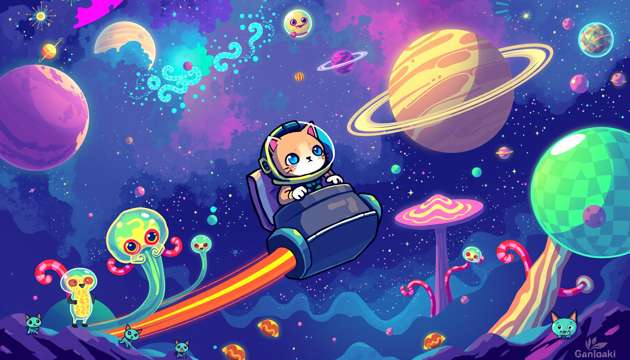 Galactic Catventures - Jabali AI Poster