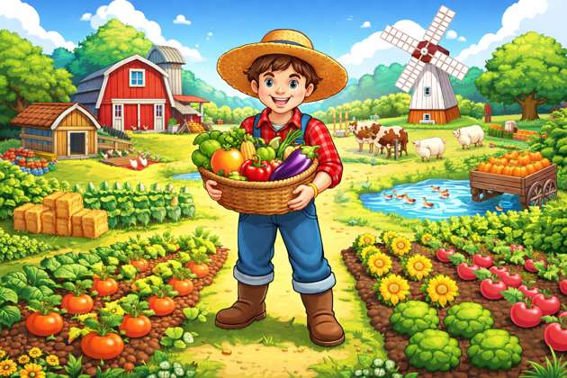 Farm Rush - Jabali AI Poster