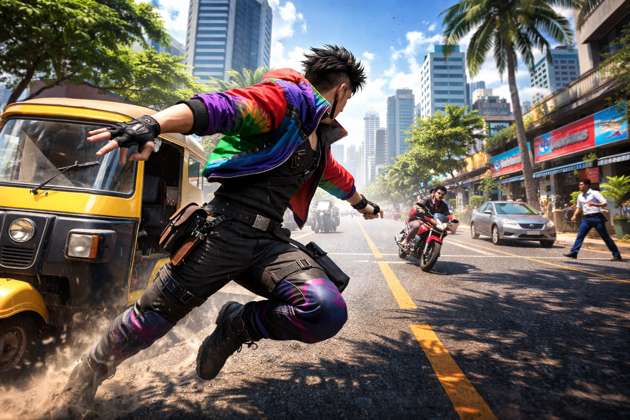 Urban Rush 3D - Jabali AI Poster