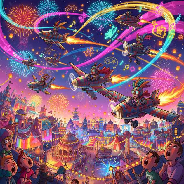 Skybound Legends: Festival Rush - Jabali AI Poster