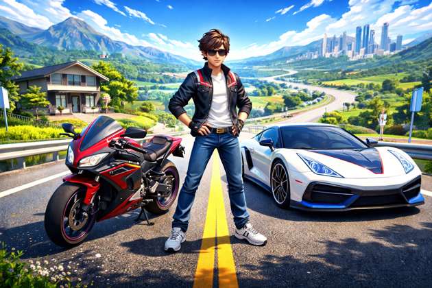 Super Ride Family Country Simulator - Jabali AI Poster
